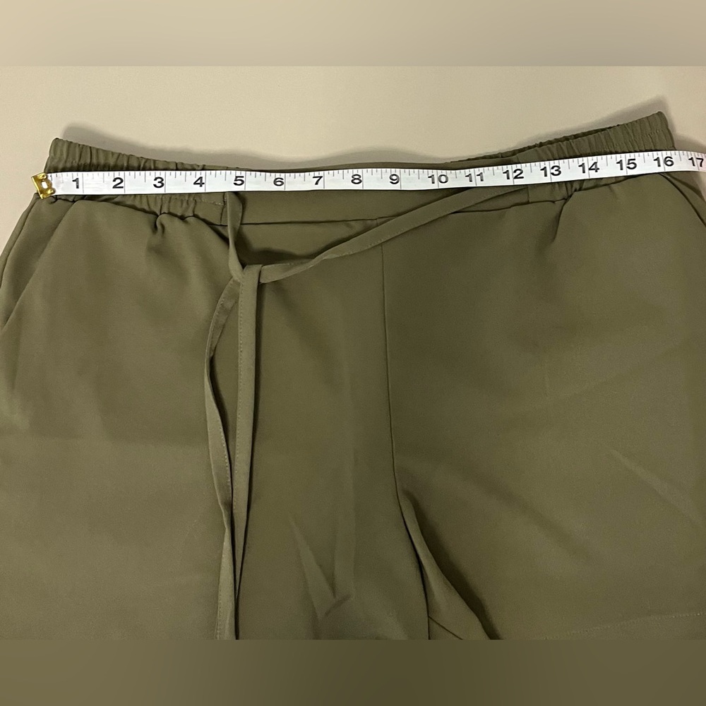 New York & Company Olive Green Shorts - Picture 5 of 6